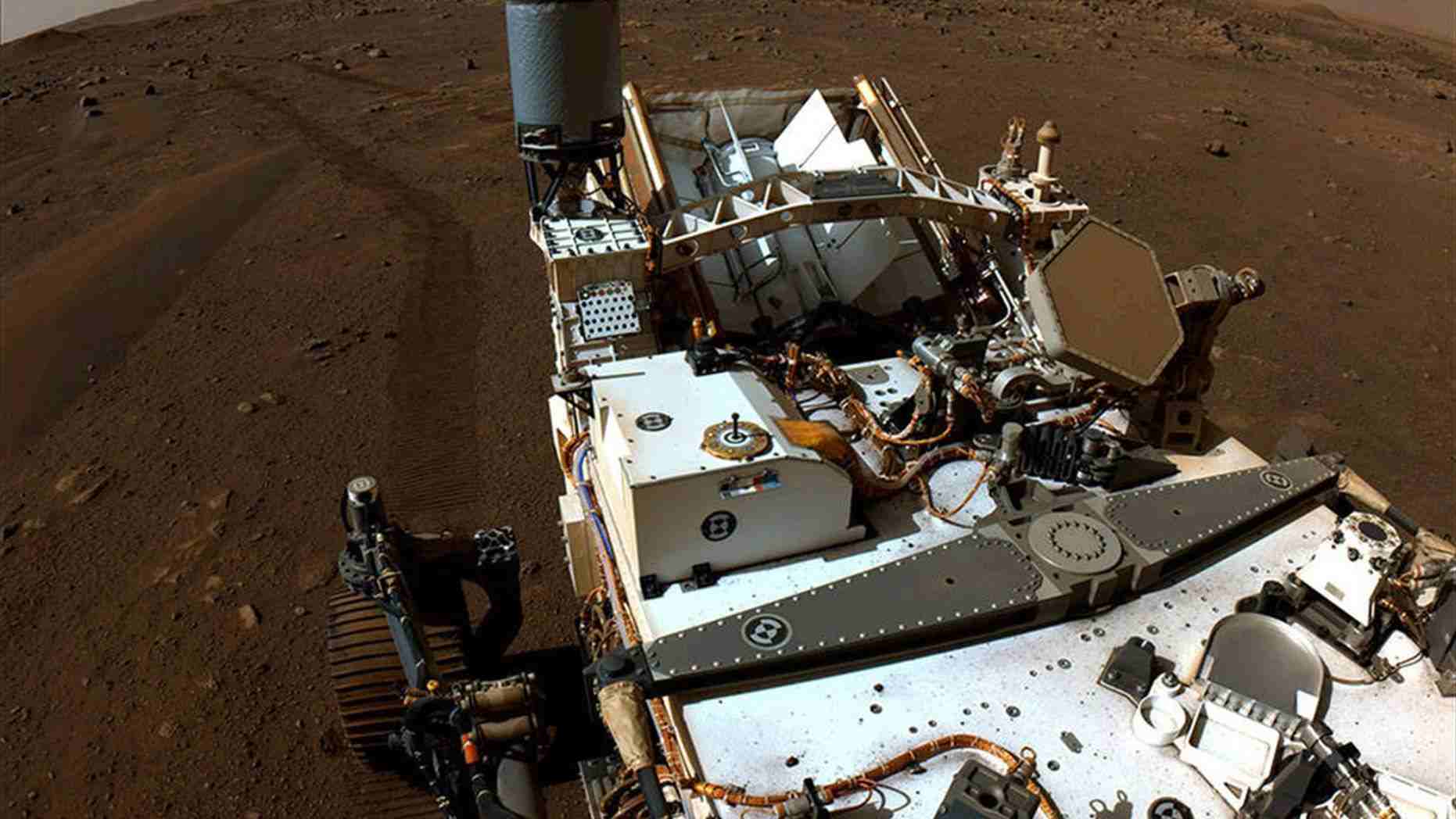 Mars images show Perseverance rover at work
