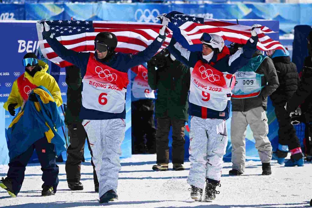 Americans take gold and silver in men’s slopestyle skiing