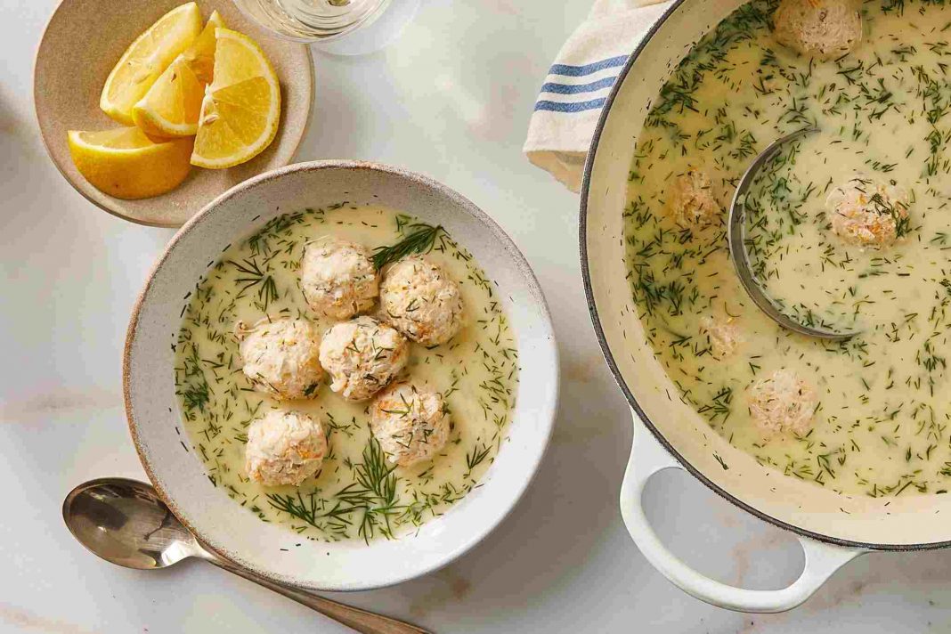 This Greek Meatball Soup Is Lemony, Velvety and Bright (1)