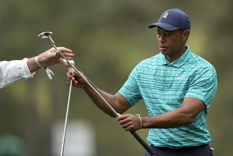 Tiger Woods Has an Up-and-Down Day at the Masters
