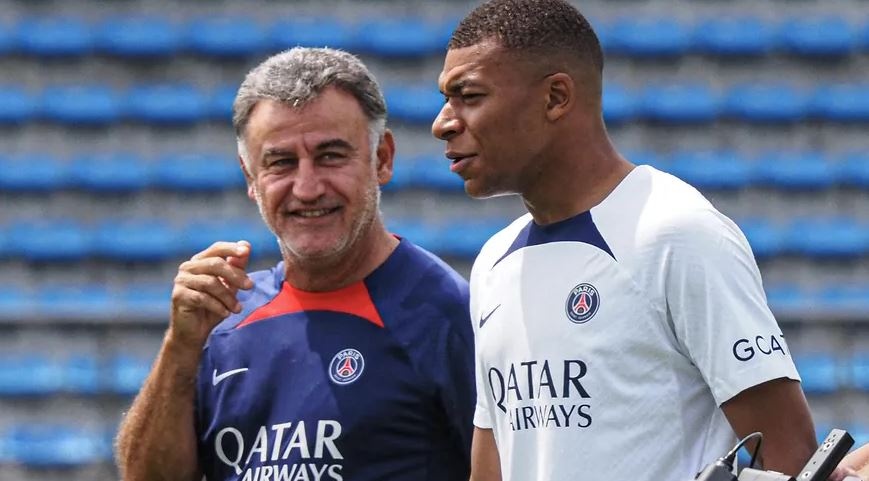 According to Galtier, Mbappe's movement at PSG is 
