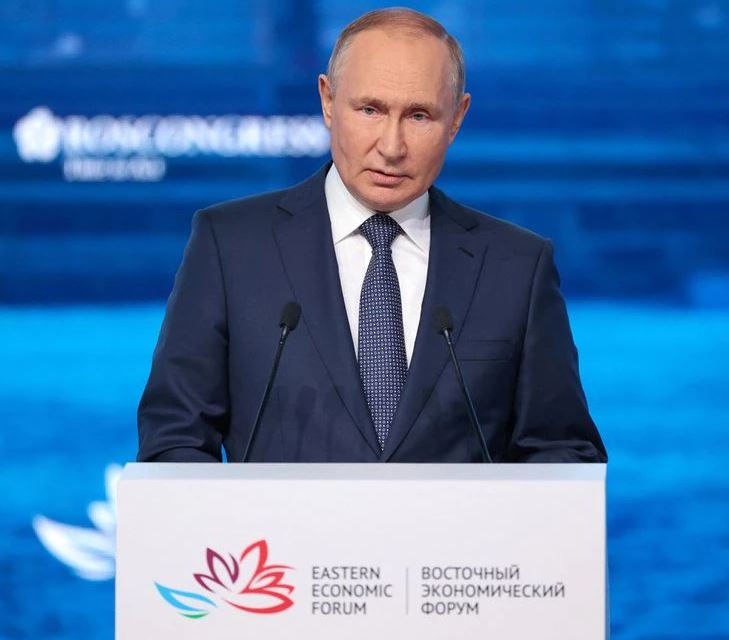 According to Vladimir Putin of Russia, the West is failing, and the future lies in Asia