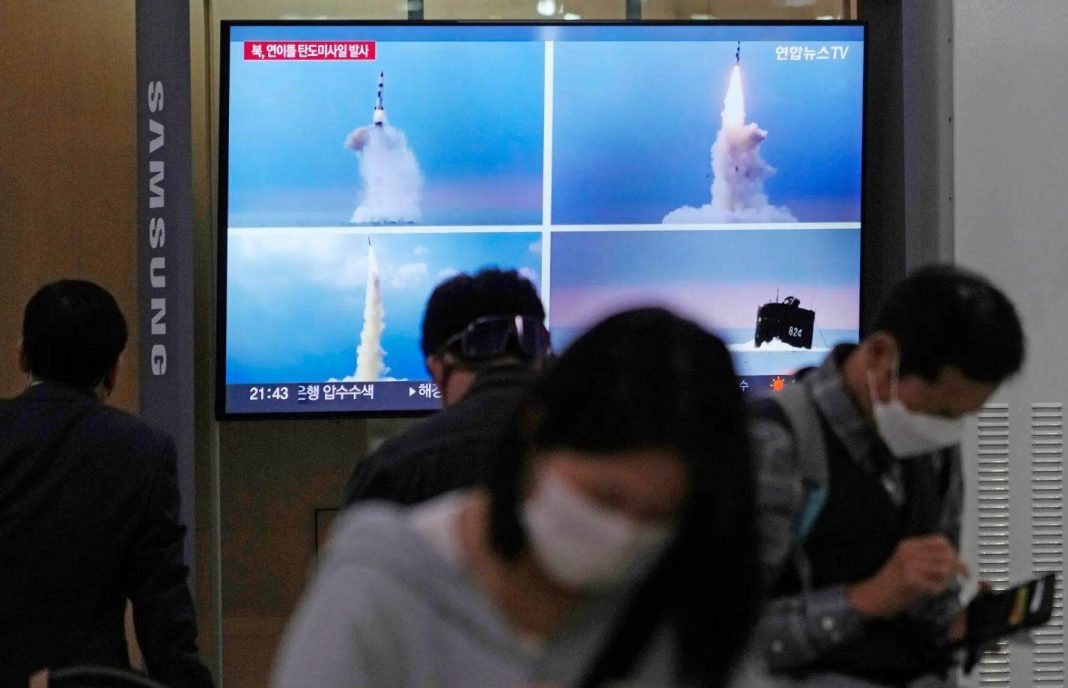 Two missile tests are conducted by North Korea, making this the third launch in a week