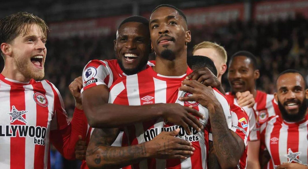 Ivan Toney scores twice to lead Brentford to a 2-0 victory against Brighton in the English Premier League