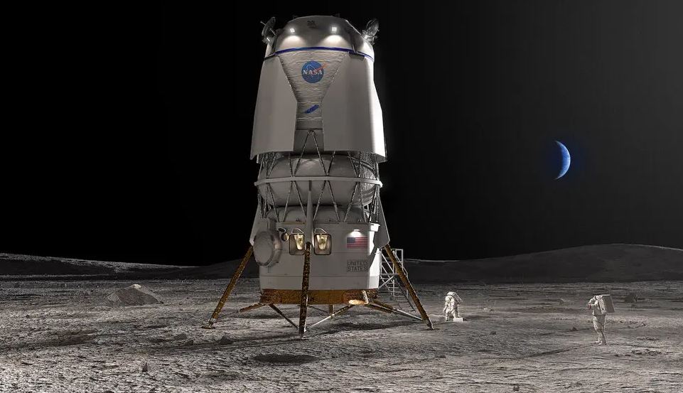 NASA Picks Blue Origin’s Blue Moon Lander for Artemis V Mission