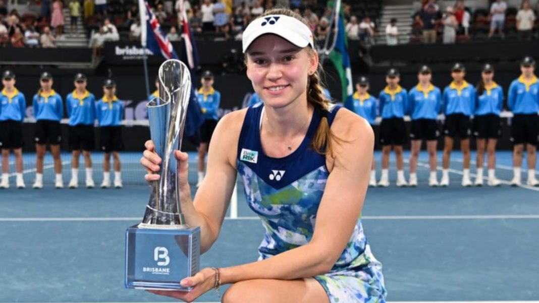 Elena Rybakina Dominates Brisbane International, Seizing Sixth Career Title in Convincing Victory over Sabalenka